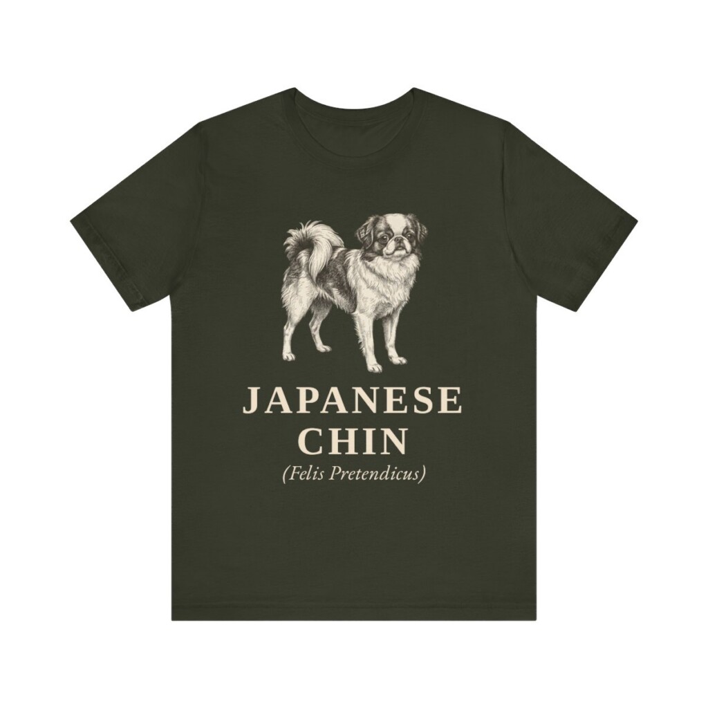 Japanese Chin Latin Shirt, Vintage Dog Sketch Tee, Dog Latin Gift