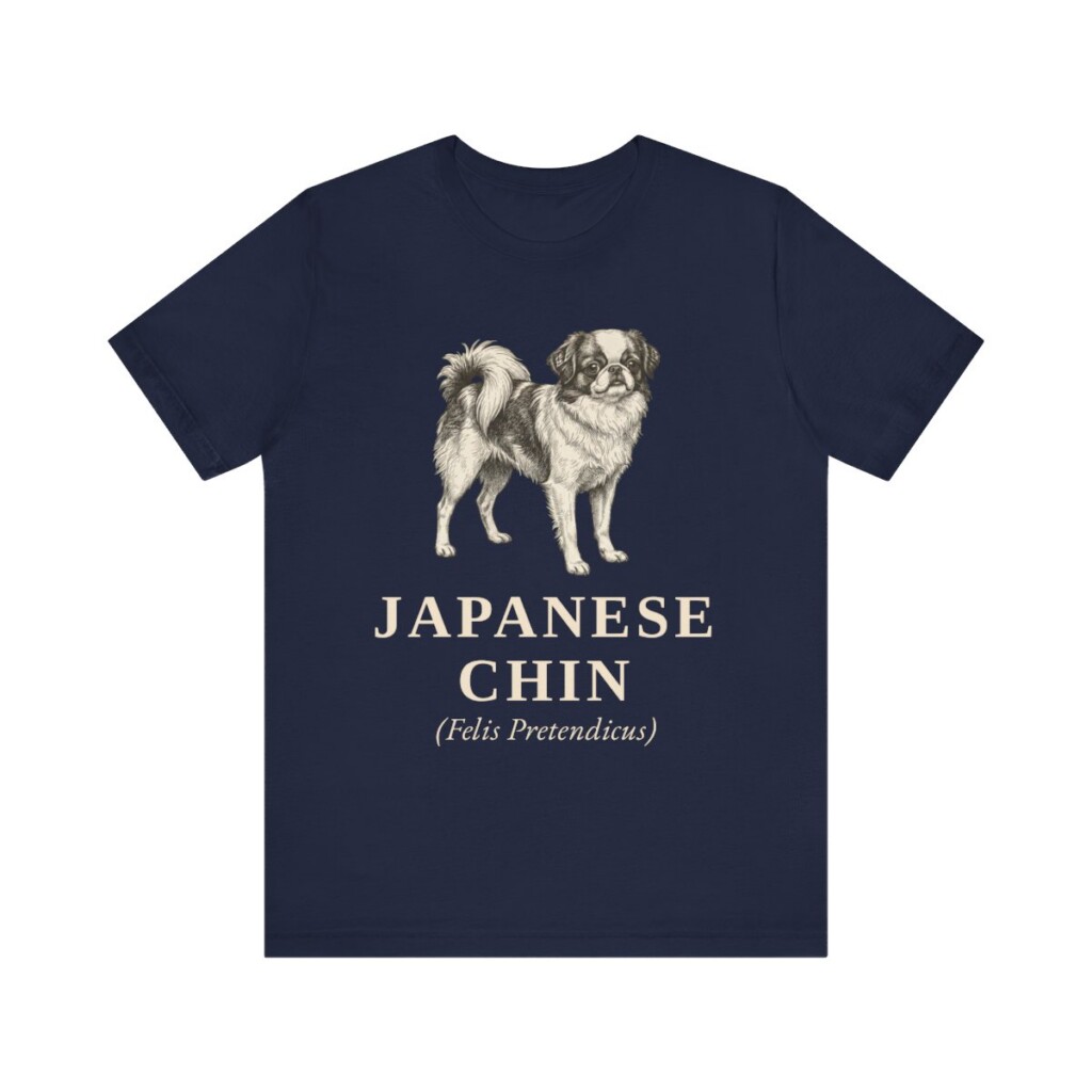 Japanese Chin Latin Shirt, Vintage Dog Sketch Tee, Dog Latin Gift