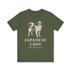 Japanese Chin Latin Shirt, Vintage Dog Sketch Tee, Dog Latin Gift