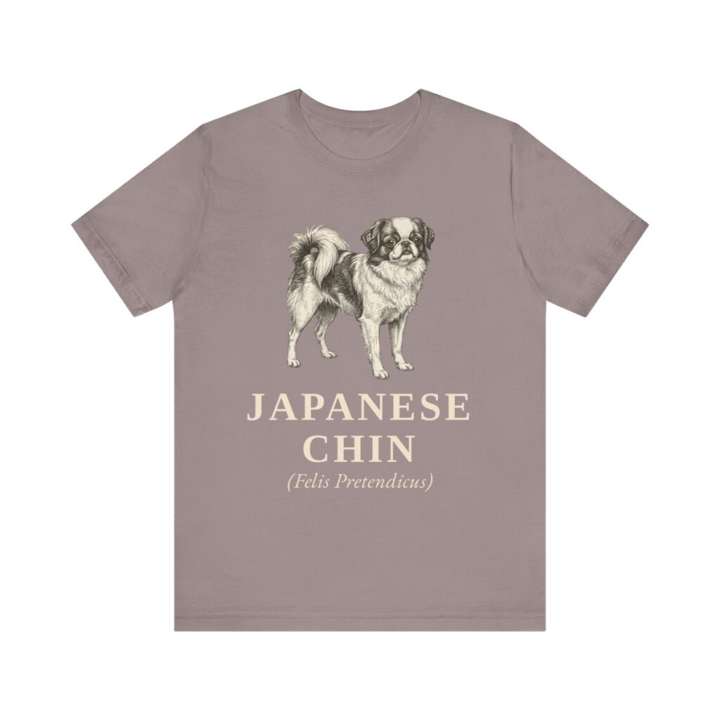 Japanese Chin Latin Shirt, Vintage Dog Sketch Tee, Dog Latin Gift