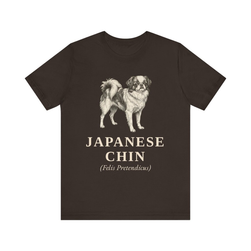Japanese Chin Latin Shirt, Vintage Dog Sketch Tee, Dog Latin Gift