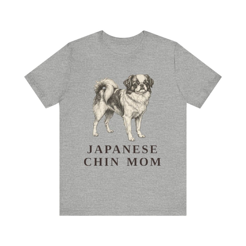 Japanese Chin Mom Shirt, Vintage Dog Sketch Tee, Dog Mom Gift