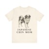 Japanese Chin Mom Shirt, Vintage Dog Sketch Tee, Dog Mom Gift