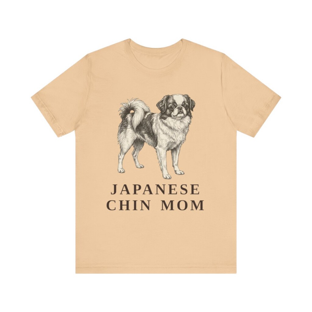 Japanese Chin Mom Shirt, Vintage Dog Sketch Tee, Dog Mom Gift