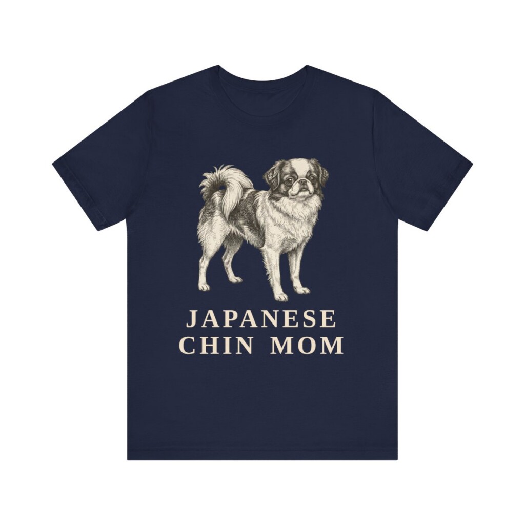 Japanese Chin Mom Shirt, Vintage Dog Sketch Tee, Dog Mom Gift