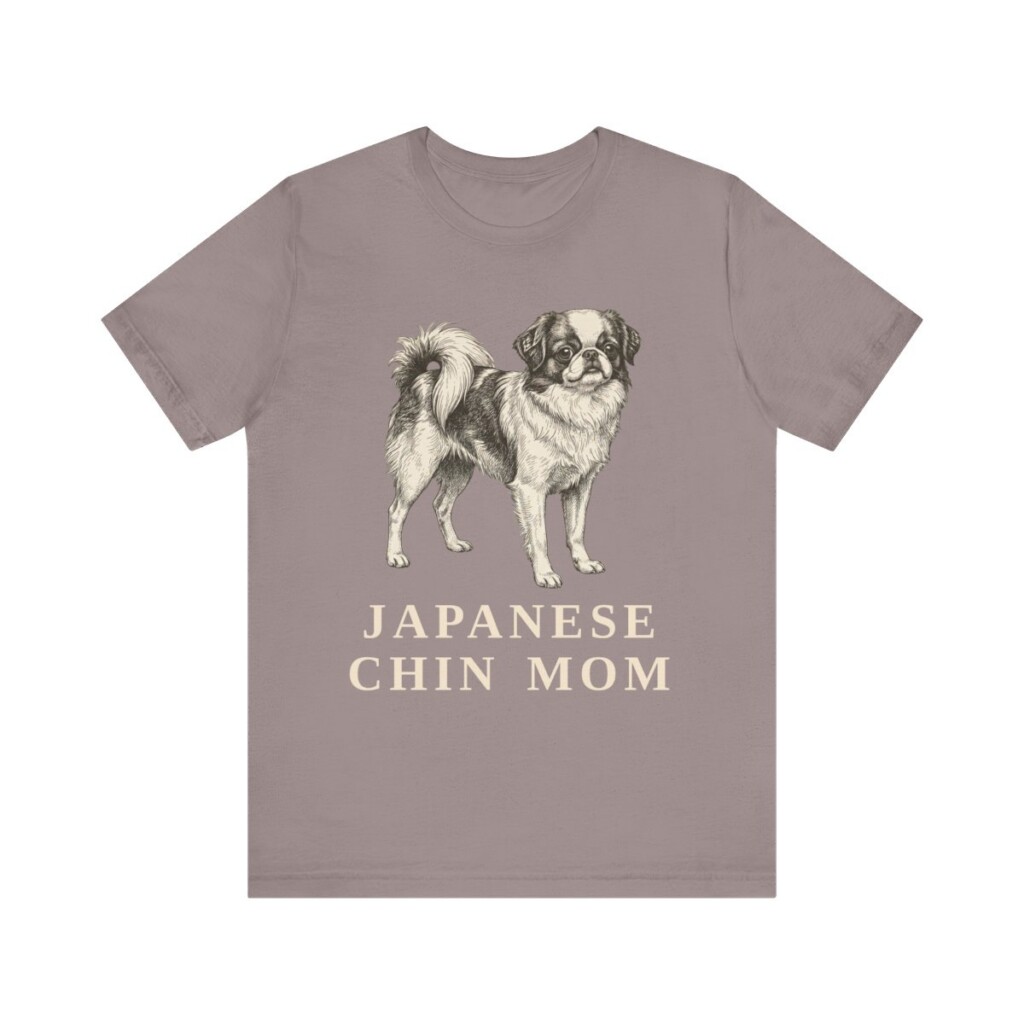 Japanese Chin Mom Shirt, Vintage Dog Sketch Tee, Dog Mom Gift