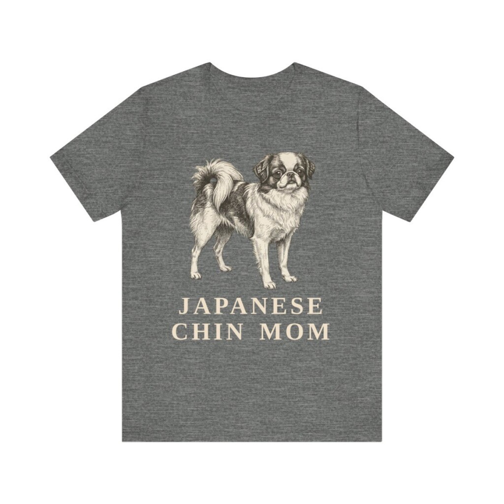 Japanese Chin Mom Shirt, Vintage Dog Sketch Tee, Dog Mom Gift