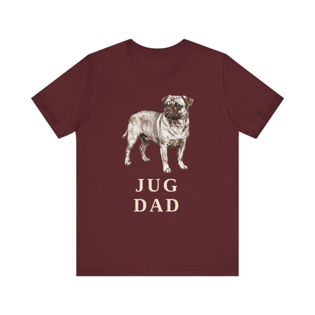 Jug Dad Shirt, Vintage Dog Sketch Tee, Dog Dad Gift