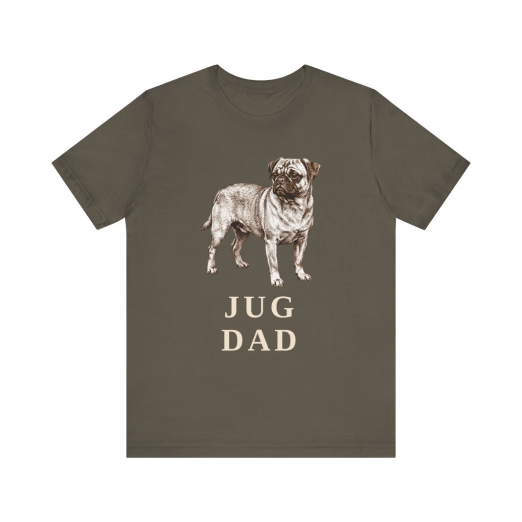 Jug Dad Shirt, Vintage Dog Sketch Tee, Dog Dad Gift