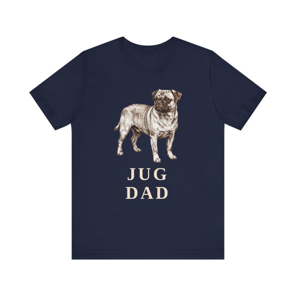 Jug Dad Shirt, Vintage Dog Sketch Tee, Dog Dad Gift