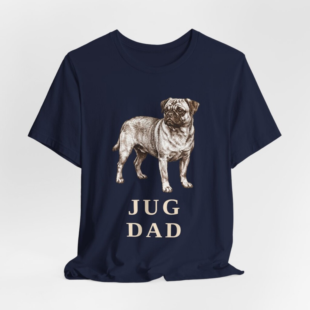 Jug Dad Shirt, Vintage Dog Sketch Tee, Dog Dad Gift