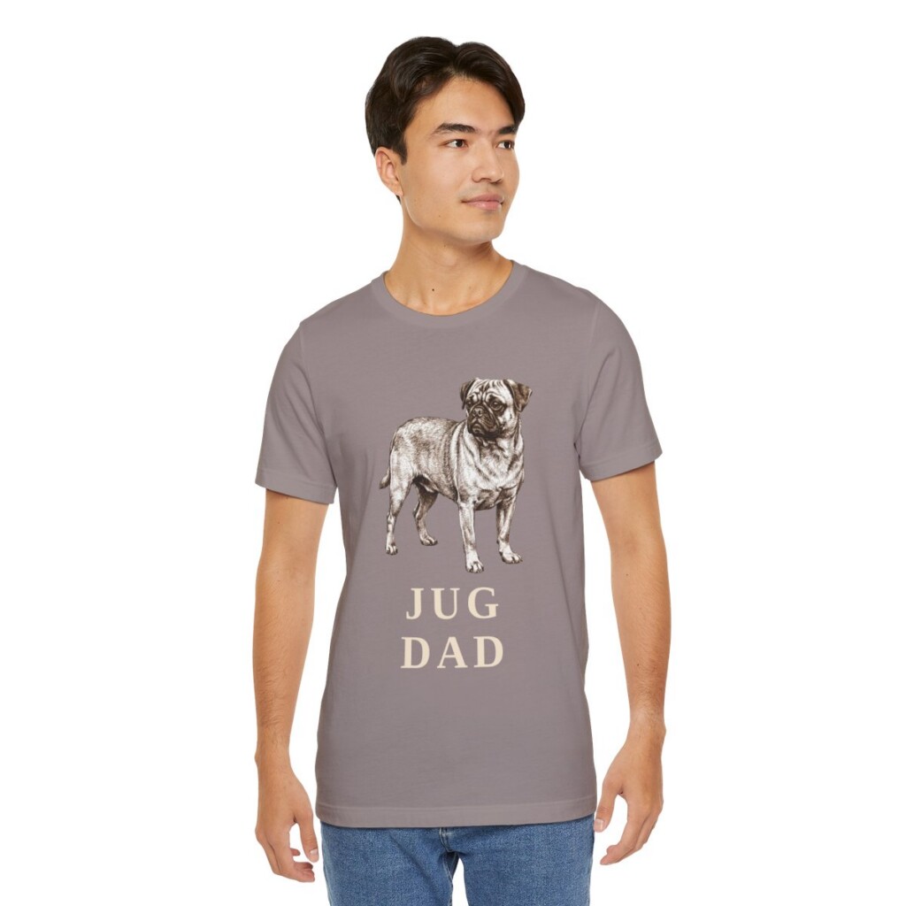 Jug Dad Shirt, Vintage Dog Sketch Tee, Dog Dad Gift