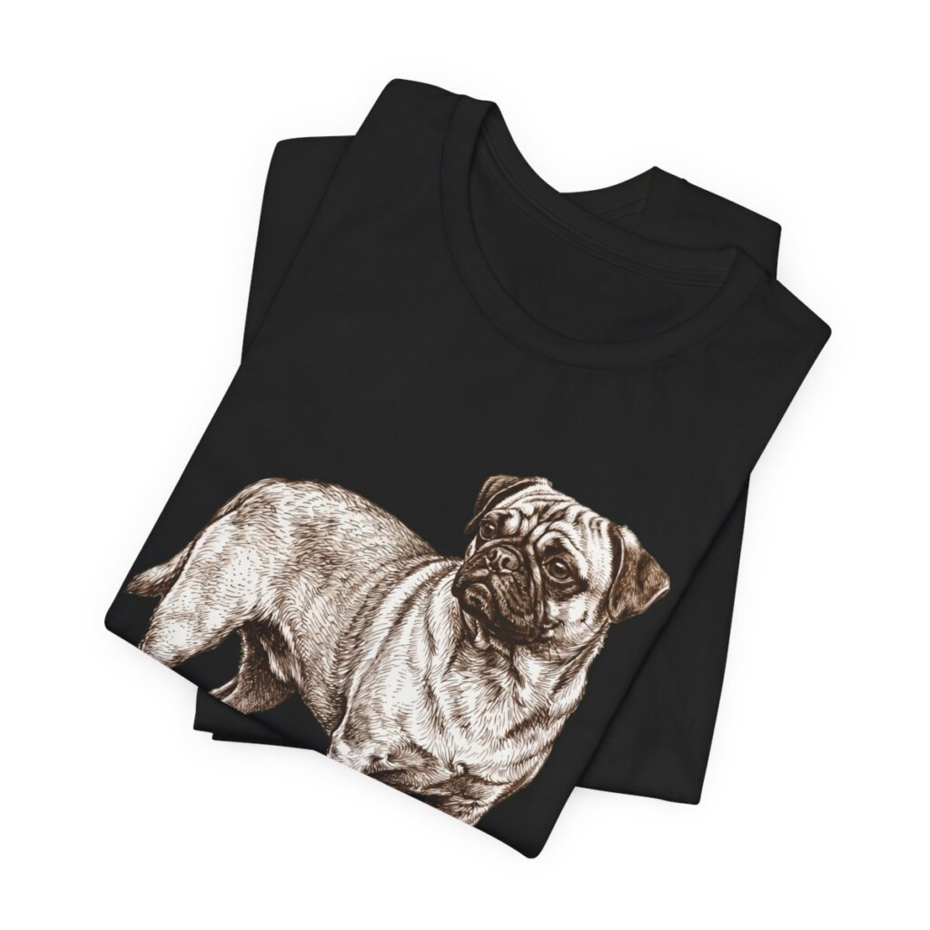 Jug Shirt, Vintage Dog Sketch Tee, Dog Lover Gift