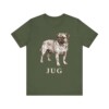 Jug Shirt, Vintage Dog Sketch Tee, Dog Lover Gift