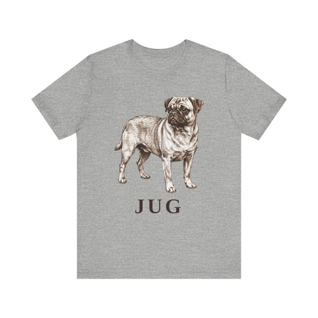 Jug Shirt, Vintage Dog Sketch Tee, Dog Lover Gift