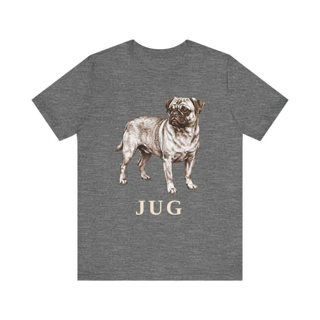 Jug Shirt, Vintage Dog Sketch Tee, Dog Lover Gift