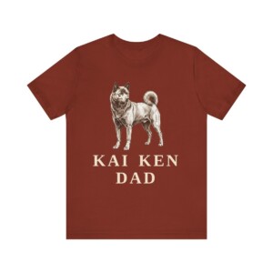 Kai Ken Dad Shirt, Vintage Dog Sketch Tee, Dog Dad Gift