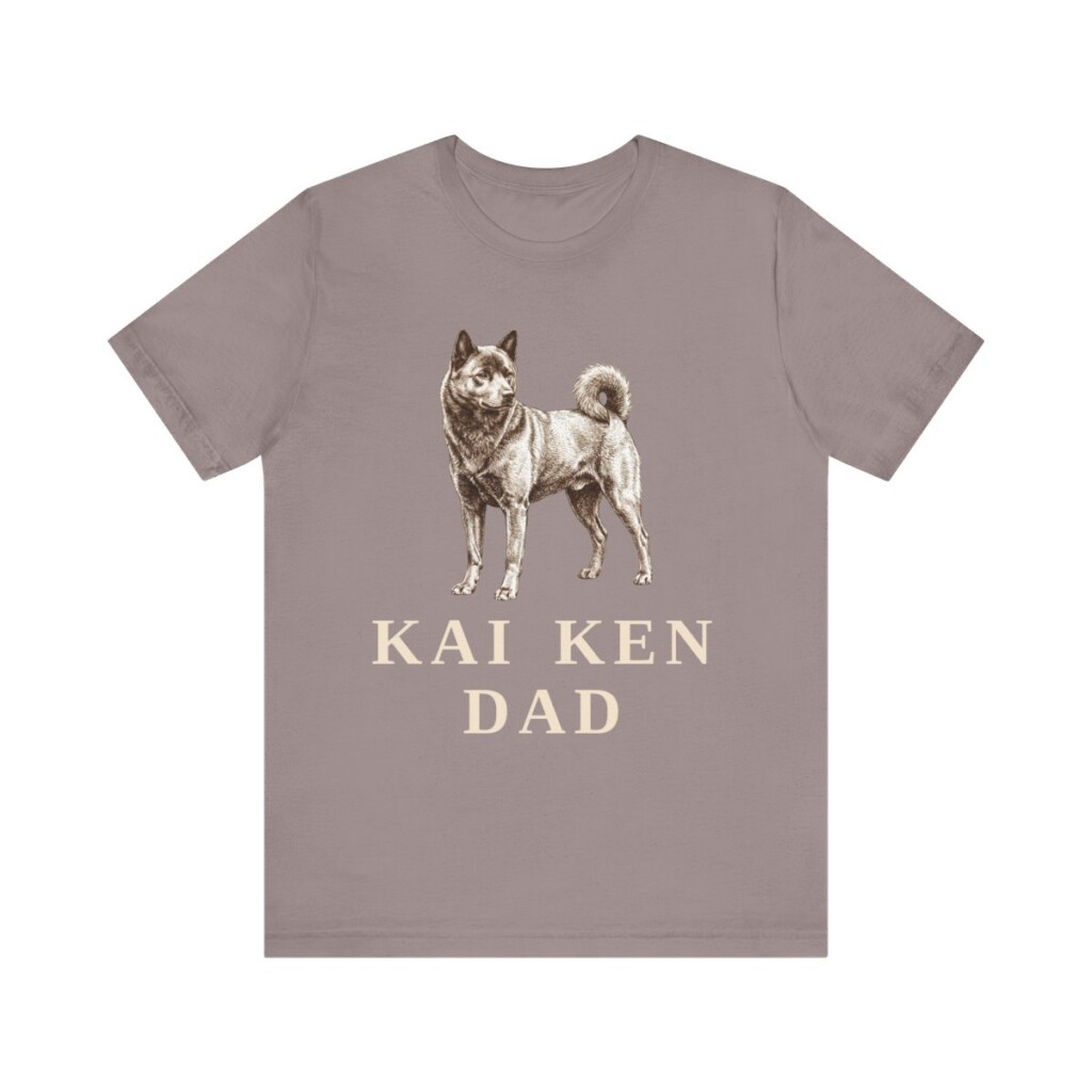 Kai Ken Dad Shirt, Vintage Dog Sketch Tee, Dog Dad Gift