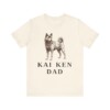 Kai Ken Dad Shirt, Vintage Dog Sketch Tee, Dog Dad Gift