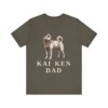Kai Ken Dad Shirt, Vintage Dog Sketch Tee, Dog Dad Gift