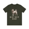 Kai Ken Dad Shirt, Vintage Dog Sketch Tee, Dog Dad Gift