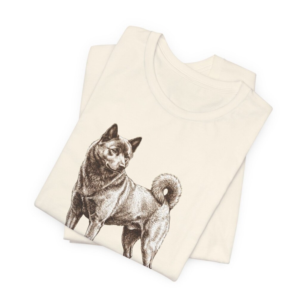 Kai Ken Humor Shirt, Vintage Dog Sketch Tee, Dog Humor Gift Kai Ken Humor Shirt, Vintage Dog Sketch Tee, Dog Humor Gift