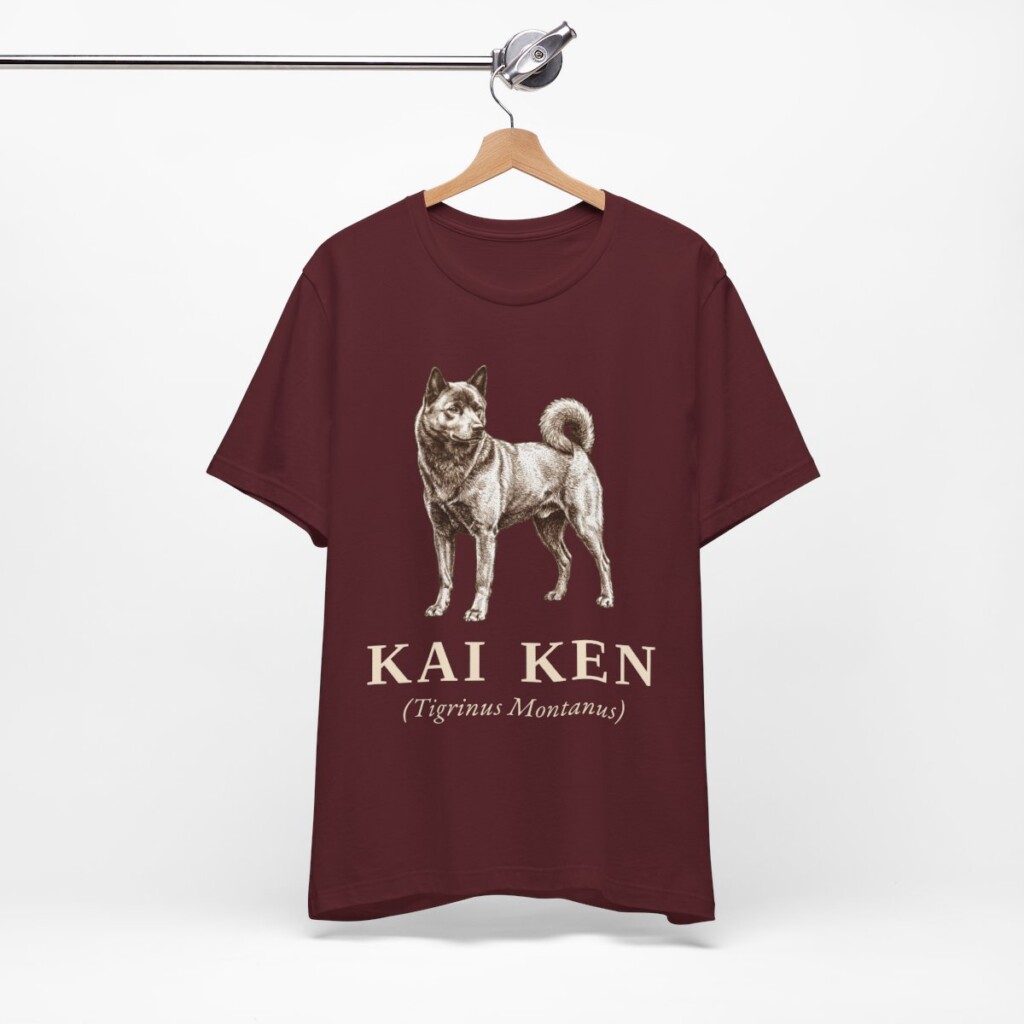 Kai Ken Latin Shirt, Vintage Dog Sketch Tee, Dog Latin Gift
