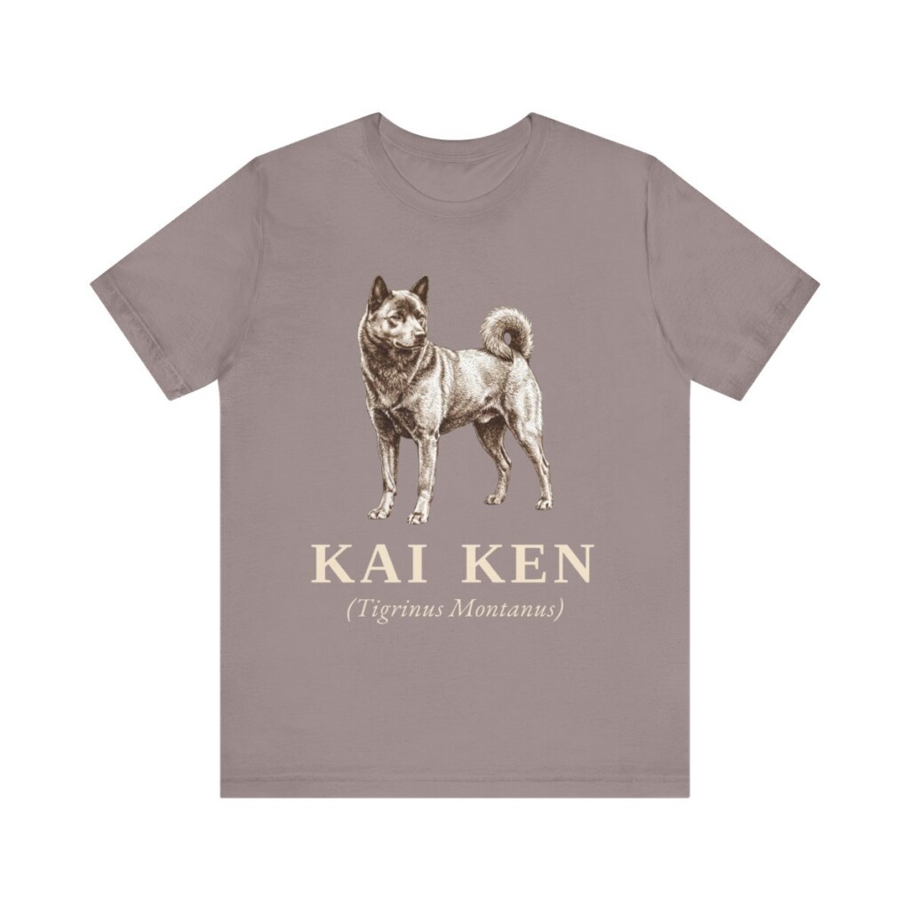 Kai Ken Latin Shirt, Vintage Dog Sketch Tee, Dog Latin Gift