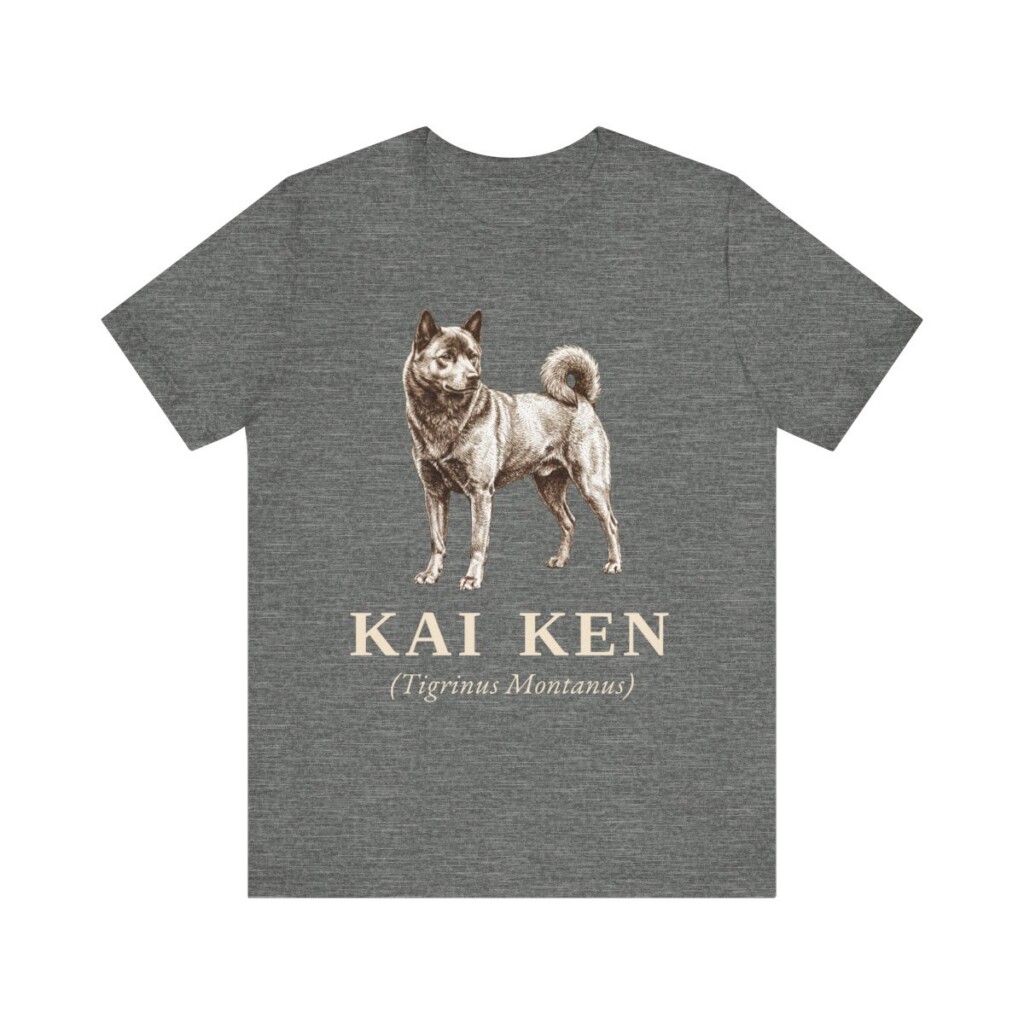 Kai Ken Latin Shirt, Vintage Dog Sketch Tee, Dog Latin Gift