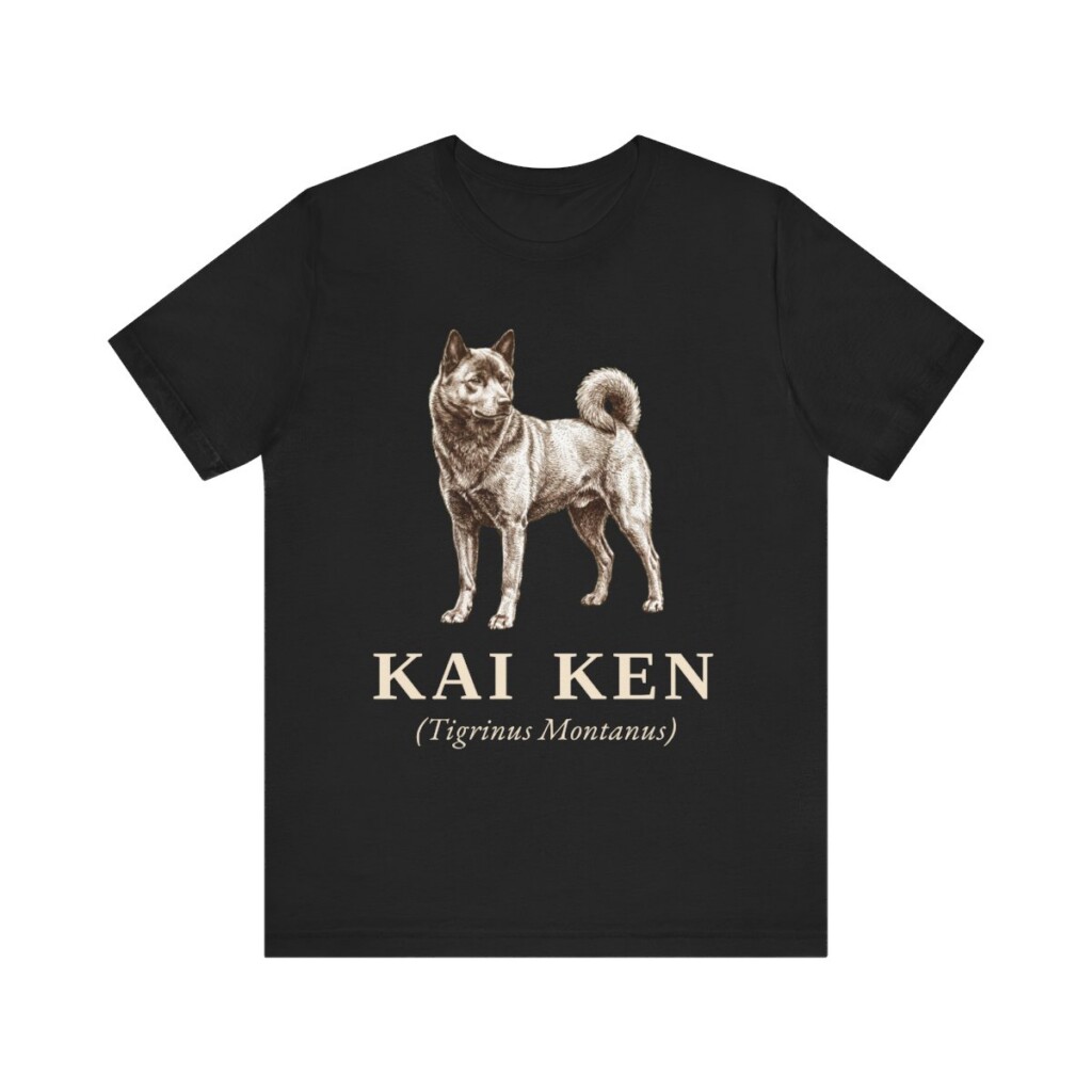 Kai Ken Latin Shirt, Vintage Dog Sketch Tee, Dog Latin Gift