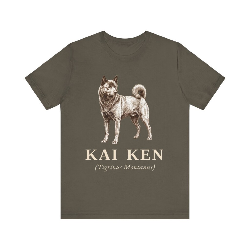 Kai Ken Latin Shirt, Vintage Dog Sketch Tee, Dog Latin Gift