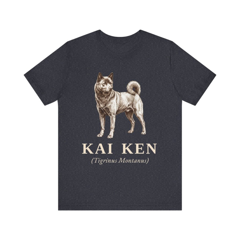 Kai Ken Latin Shirt, Vintage Dog Sketch Tee, Dog Latin Gift