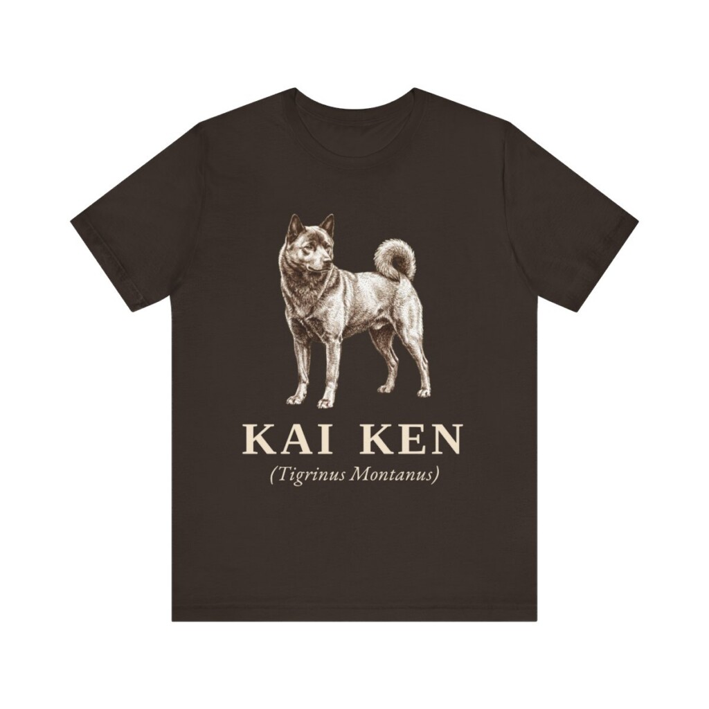 Kai Ken Latin Shirt, Vintage Dog Sketch Tee, Dog Latin Gift