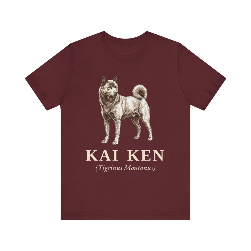 Kai Ken Latin Shirt, Vintage Dog Sketch Tee, Dog Latin Gift
