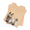 Kai Ken Shirt, Vintage Dog Sketch Tee, Dog Lover Gift