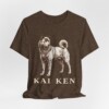 Kai Ken Shirt, Vintage Dog Sketch Tee, Dog Lover Gift