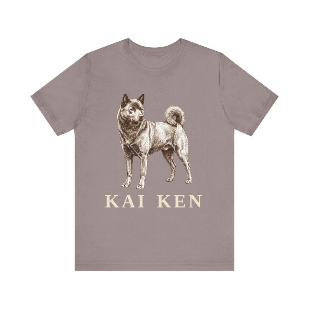 Kai Ken Shirt, Vintage Dog Sketch Tee, Dog Lover Gift