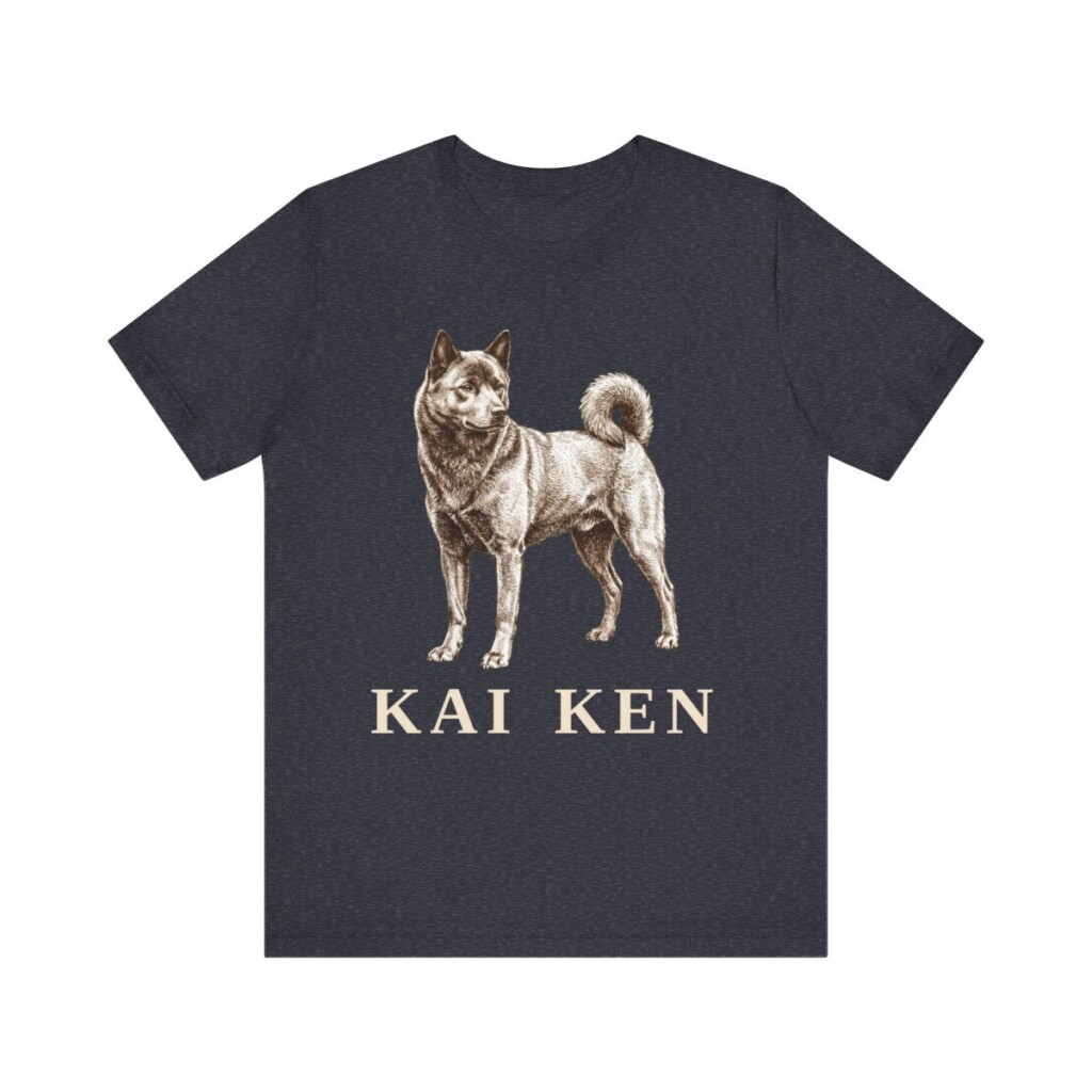 Kai Ken Shirt, Vintage Dog Sketch Tee, Dog Lover Gift