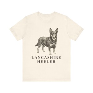 Lancashire Heeler Shirt, Vintage Dog Sketch Tee, Dog Lover Gift