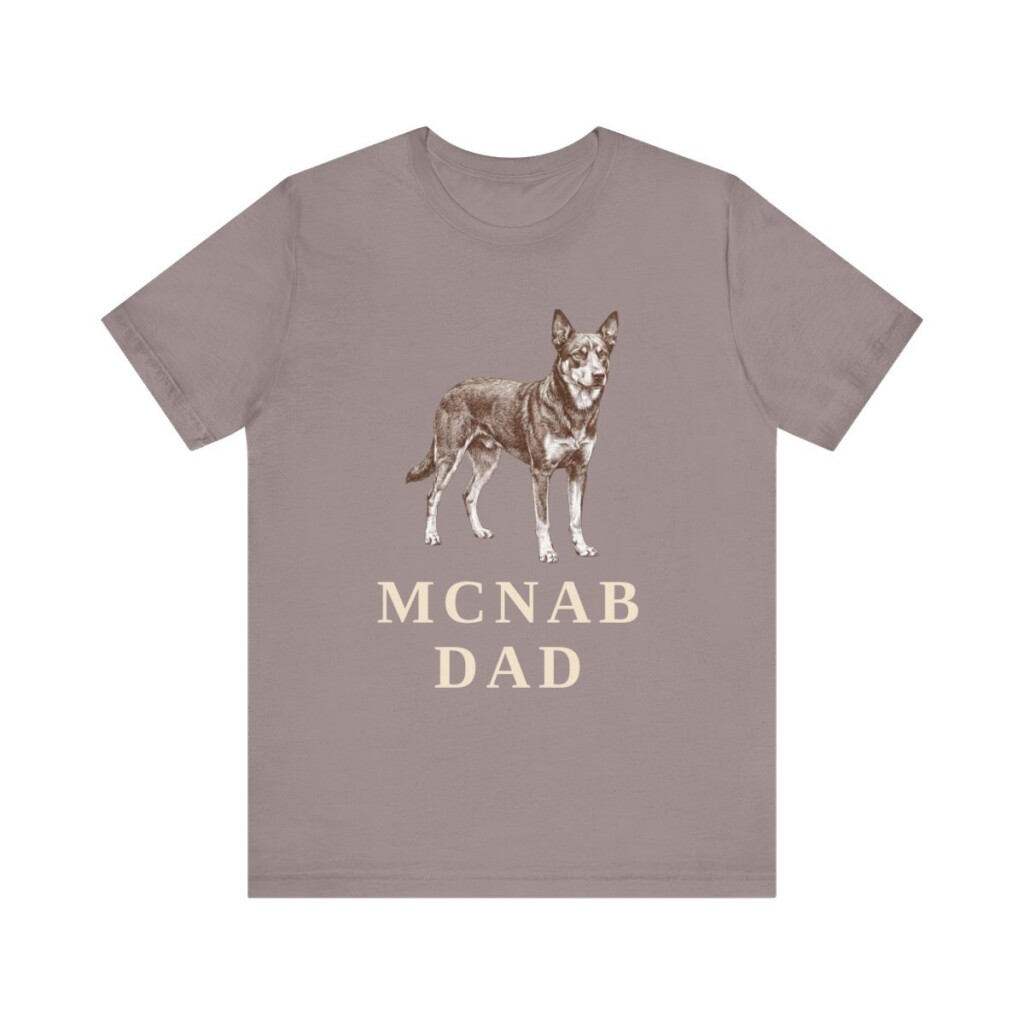 McNab Dad Shirt, Vintage Dog Sketch Tee, Dog Dad Gift