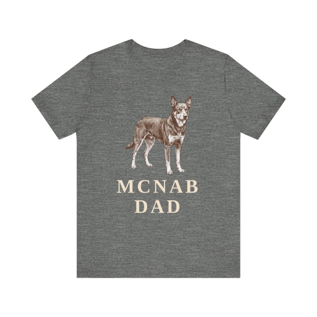 McNab Dad Shirt, Vintage Dog Sketch Tee, Dog Dad Gift