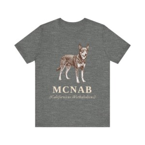 McNab Latin Shirt, Vintage Dog Sketch Tee, Dog Latin Gift