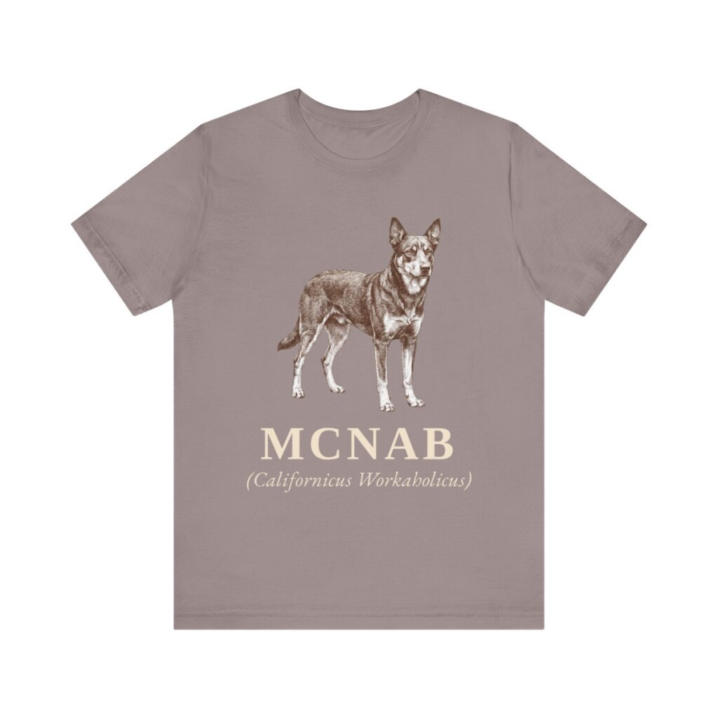 McNab Latin Shirt, Vintage Dog Sketch Tee, Dog Latin Gift