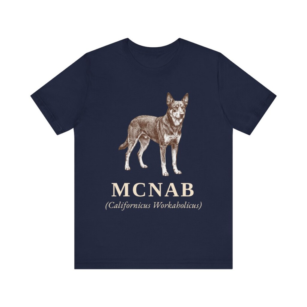 McNab Latin Shirt, Vintage Dog Sketch Tee, Dog Latin Gift