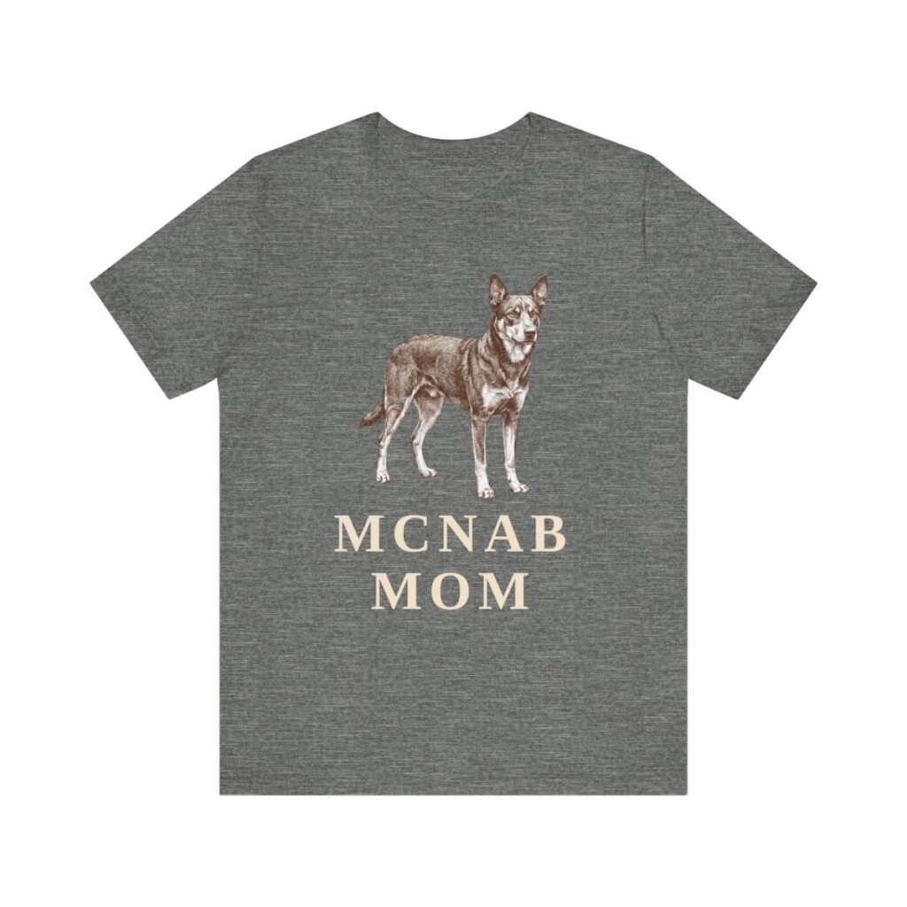 McNab Mom Shirt, Vintage Dog Sketch Tee, Dog Mom Gift