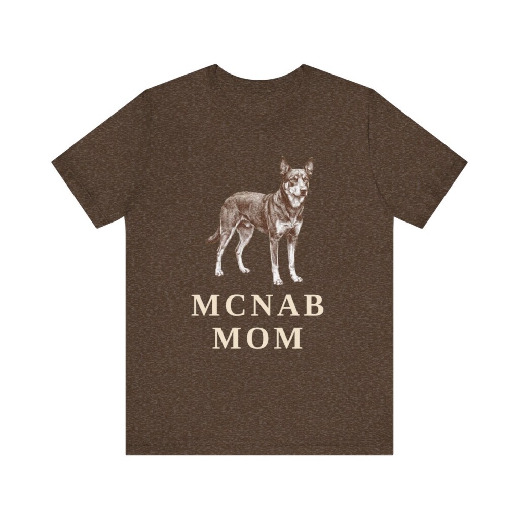 McNab Mom Shirt, Vintage Dog Sketch Tee, Dog Mom Gift