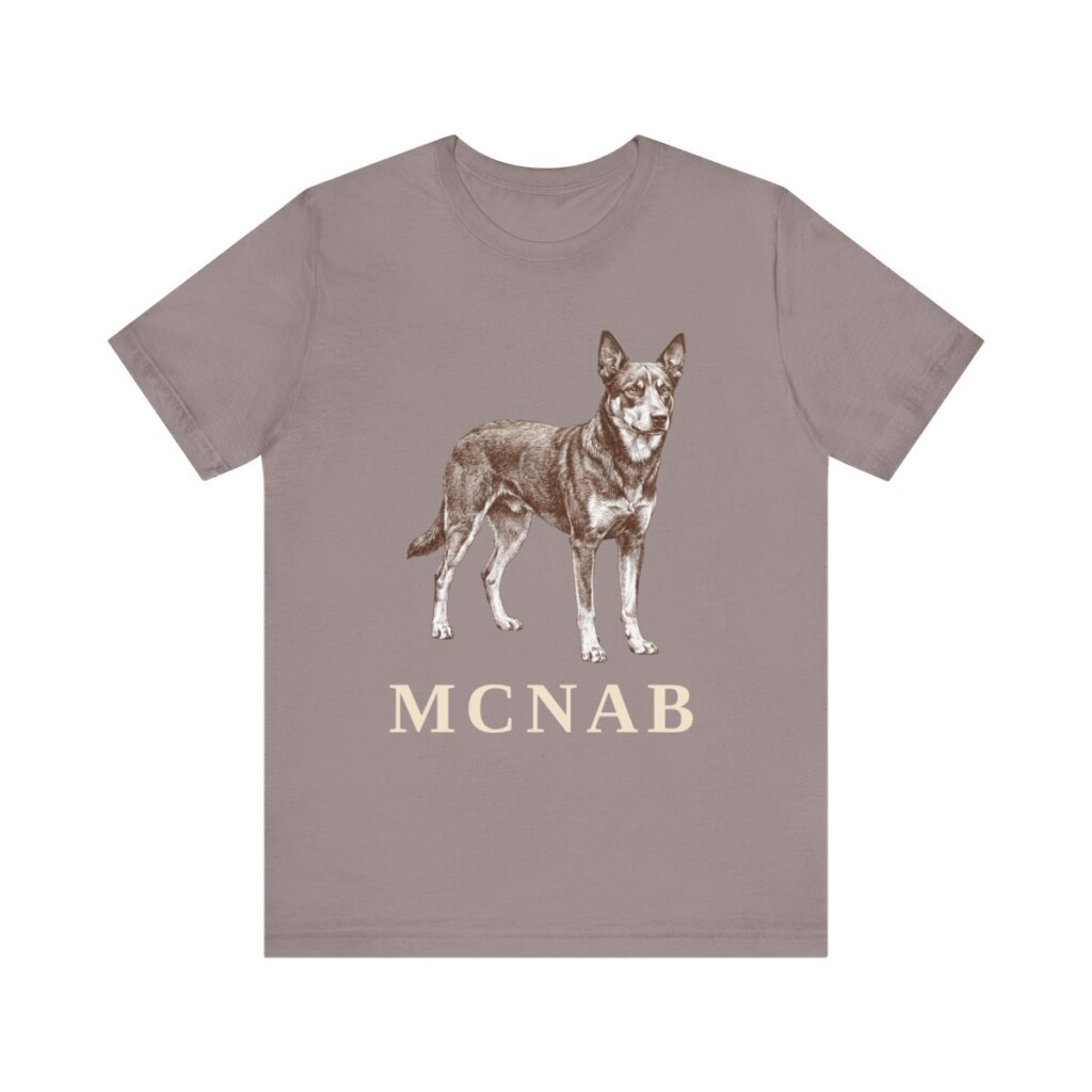 McNab Shirt, Vintage Dog Sketch Tee, Dog Lover Gift