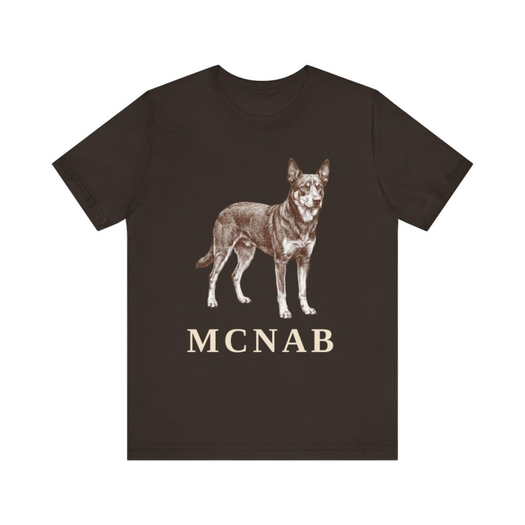 McNab Shirt, Vintage Dog Sketch Tee, Dog Lover Gift