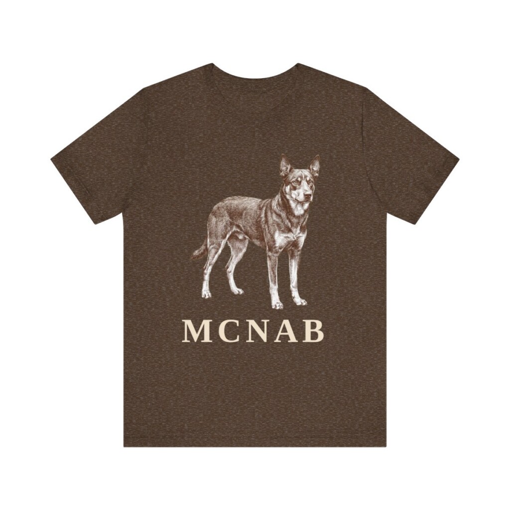 McNab Shirt, Vintage Dog Sketch Tee, Dog Lover Gift