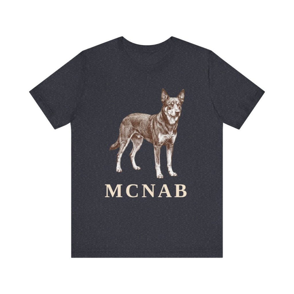 McNab Shirt, Vintage Dog Sketch Tee, Dog Lover Gift